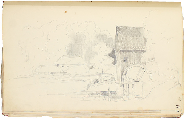 Штернберг Василий Иванович. Альбом рисунков с пейзажами, портретами и набросками 